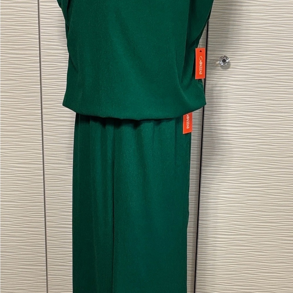Elegant Green Women's Pant Set - Picture 2 of 7